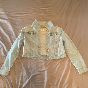 Light Washed Blue Jean Jacket